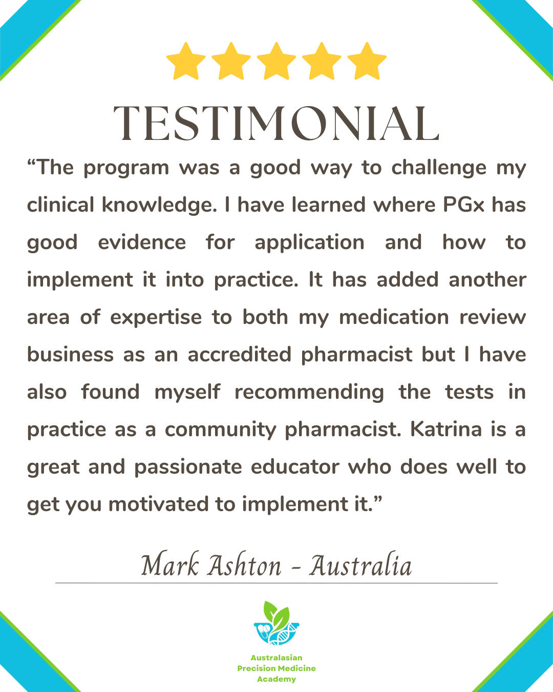 Pharmacogenomics Pharmacist